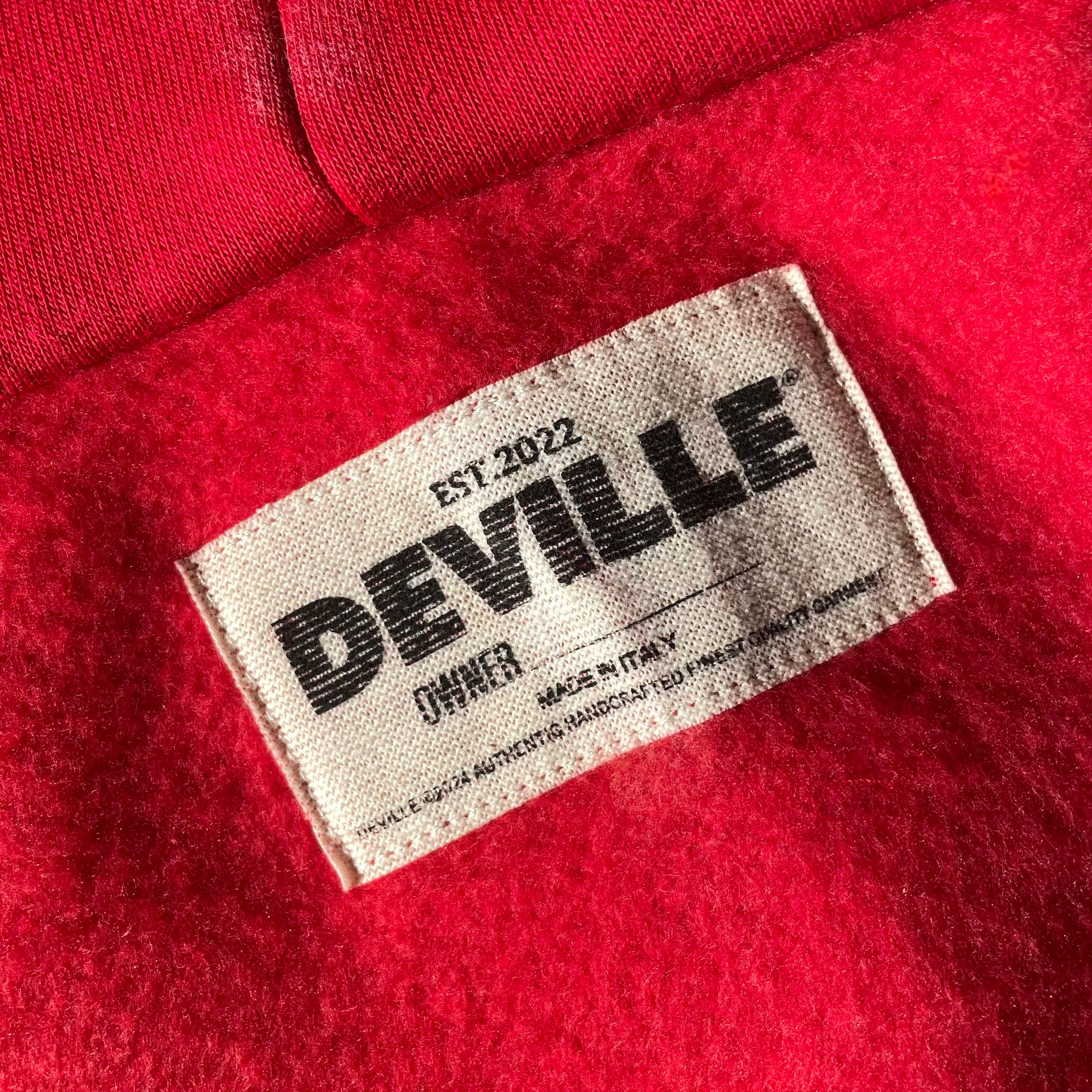 Faded Red Zip Hoodie - Image 5